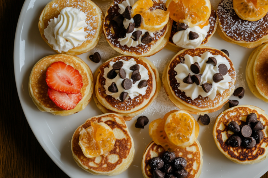 mini pancakes
