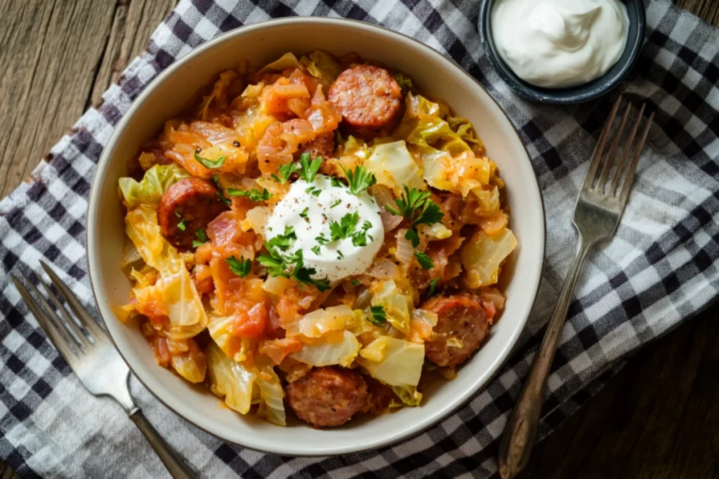 cabbage and sausage recipe