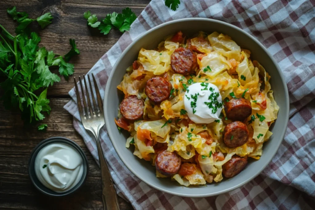 cabbage and sausage recipe