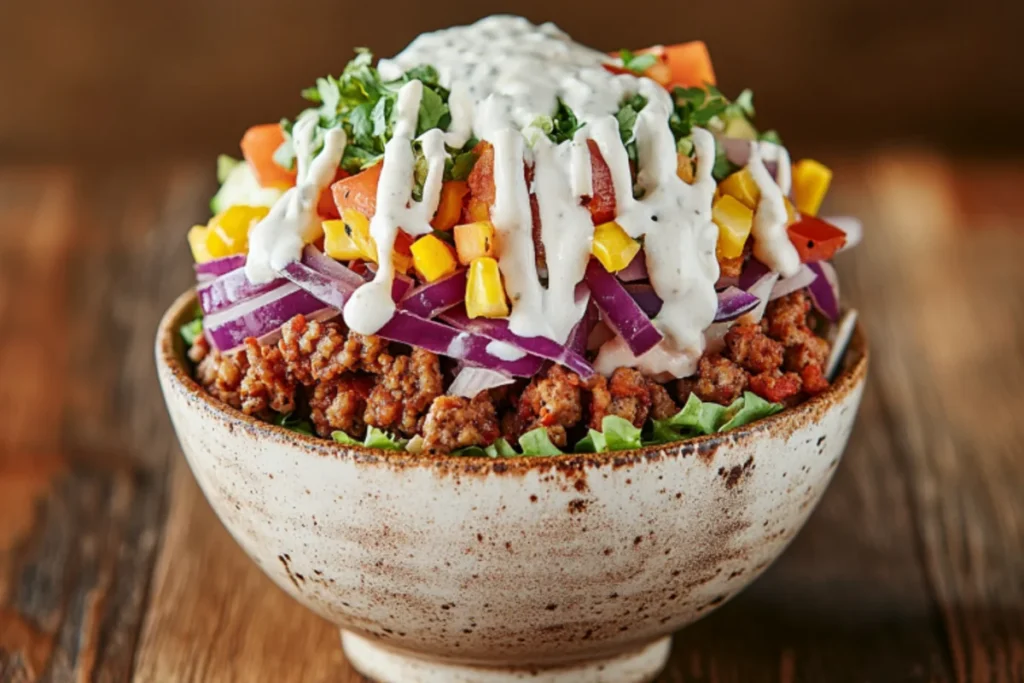 burger bowl recipe.