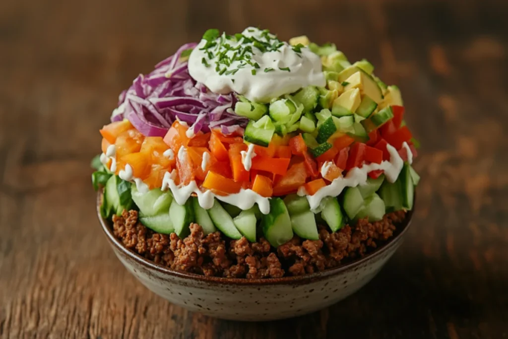 burger bowl recipe.