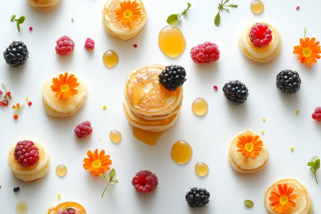 How to pour small pancakes?