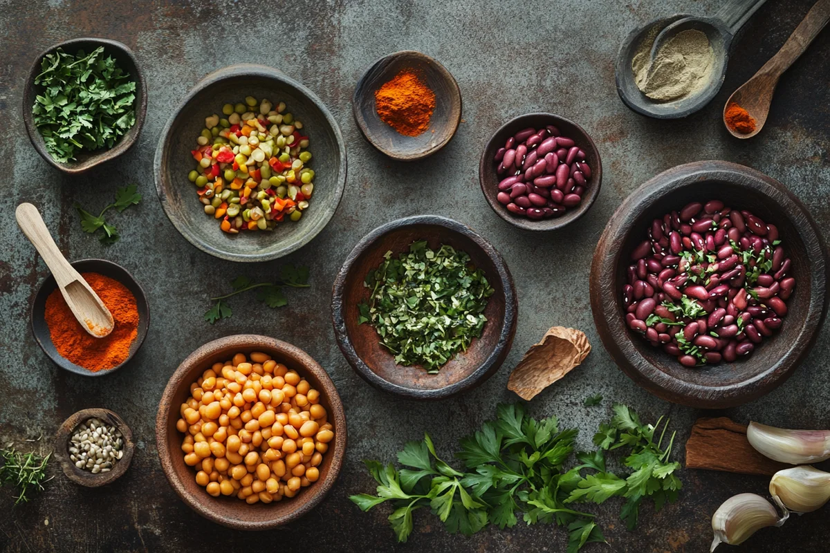 How do you add flavor to beans?