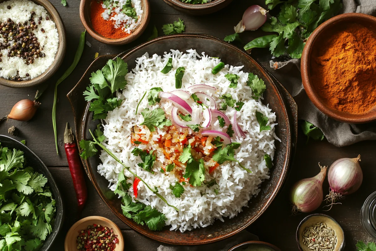 Can I eat onions with rice?