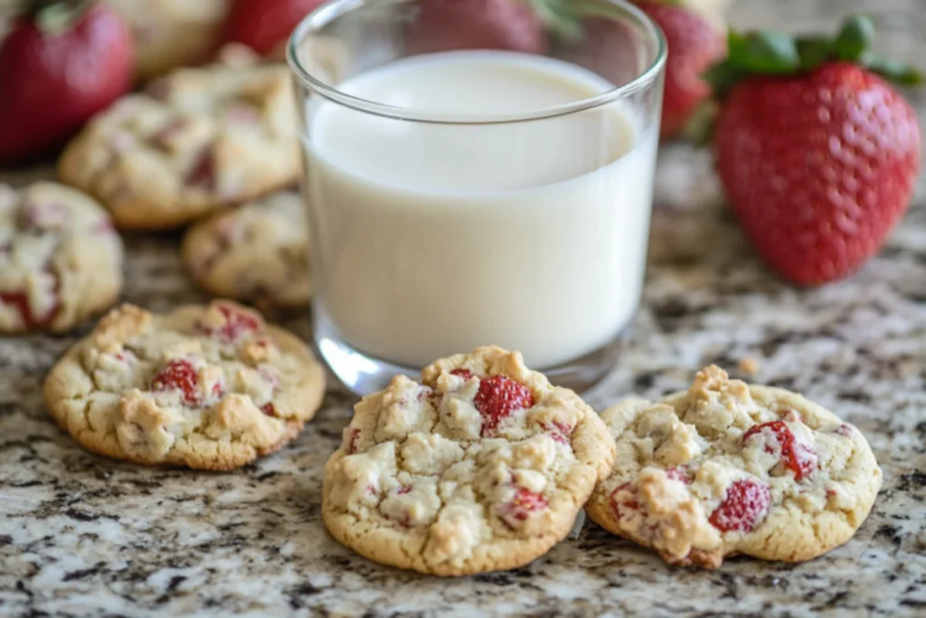 strawberry crunch cookies