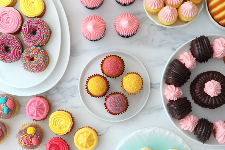 What are small mini cakes called?