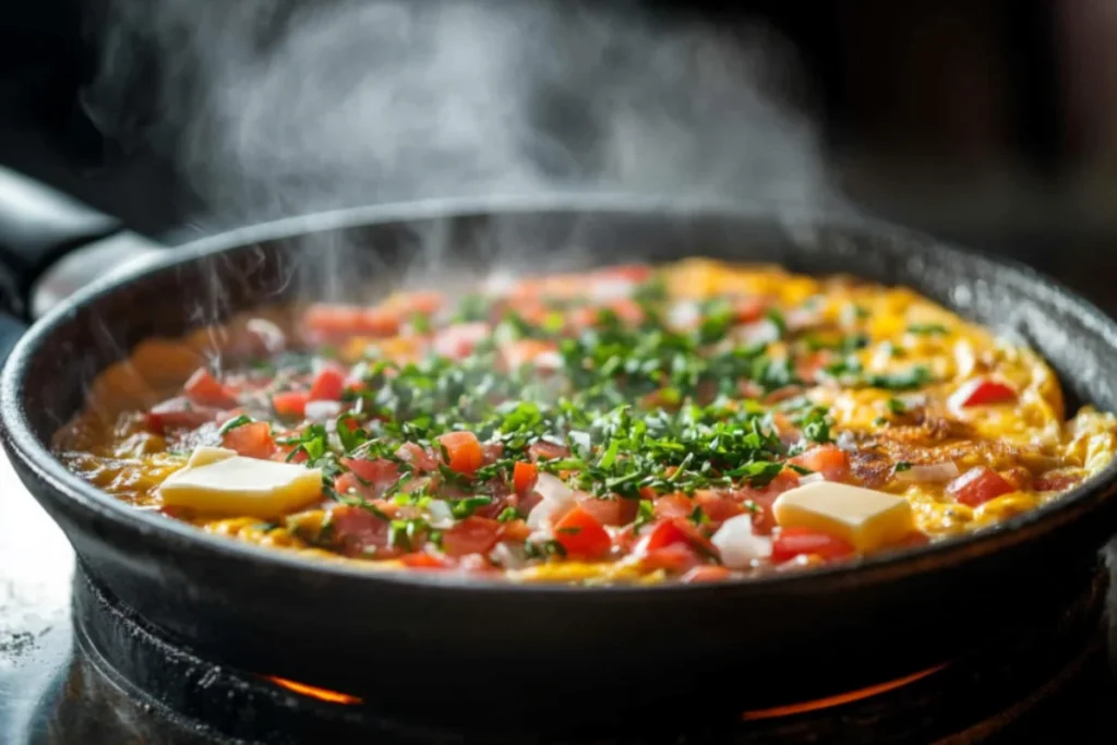 omelette total calories