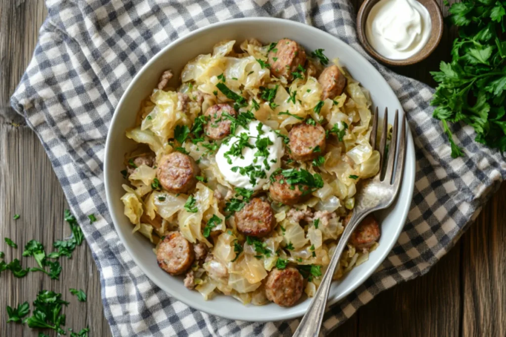 cabbage and sausage recipe