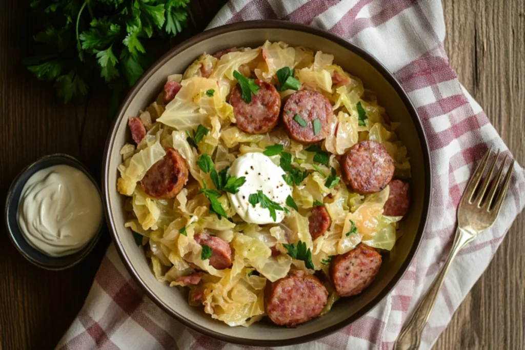 cabbage and sausage recipe