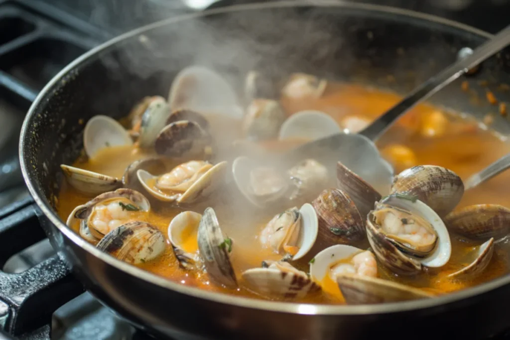 clam shrimp broth recipe