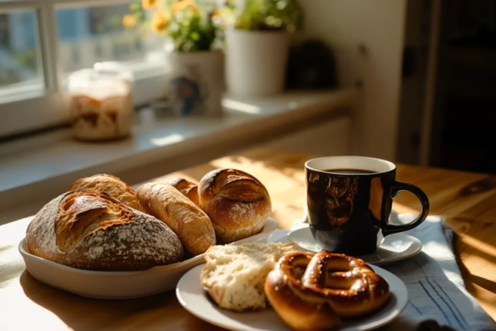 Is bread with coffee good?