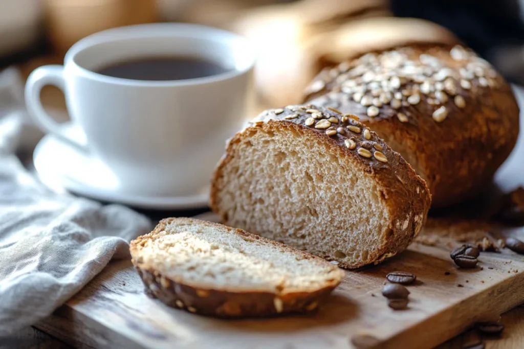 bread and coffee