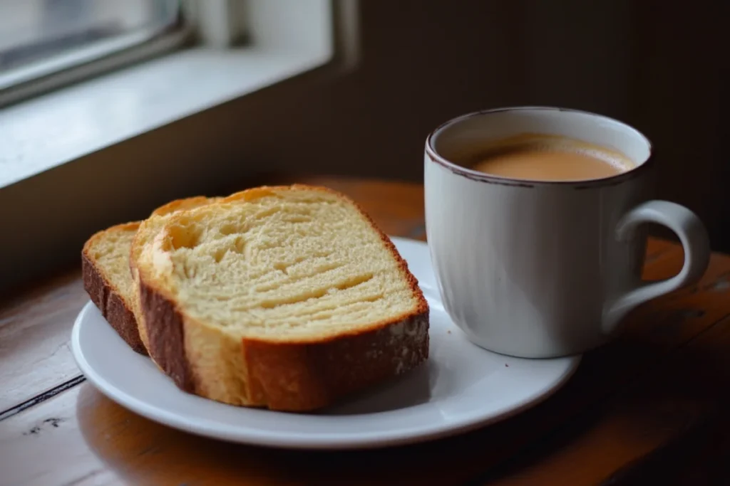 bread and coffee