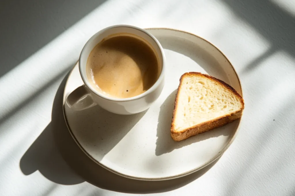 Is bread with coffee good?