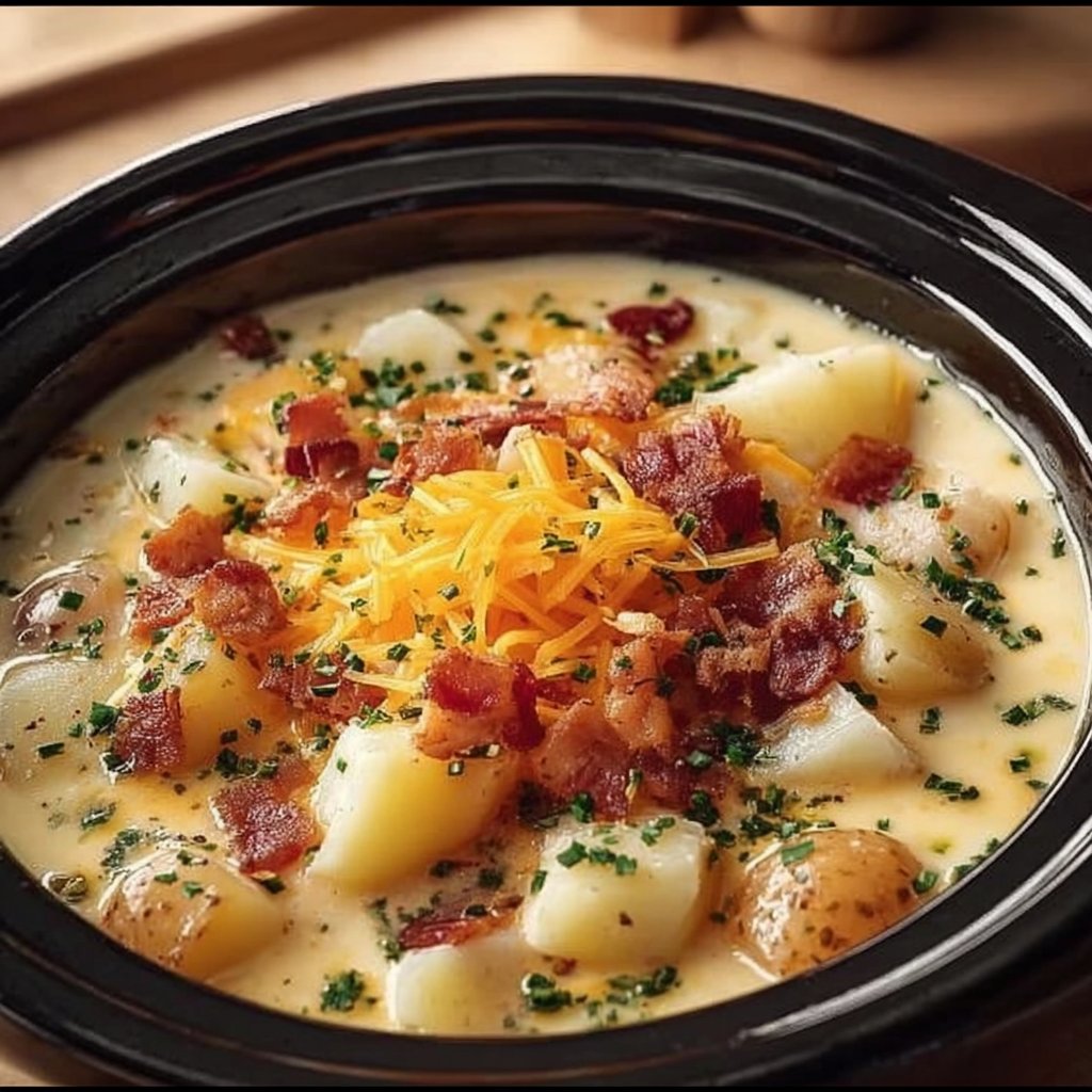 Crock Pot Crack Potato Soup