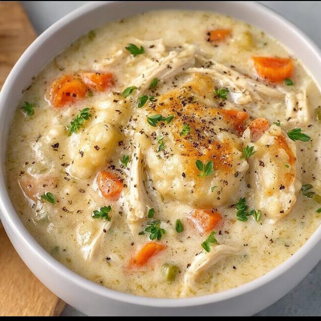 Healthy Chicken Pot Pie Soup