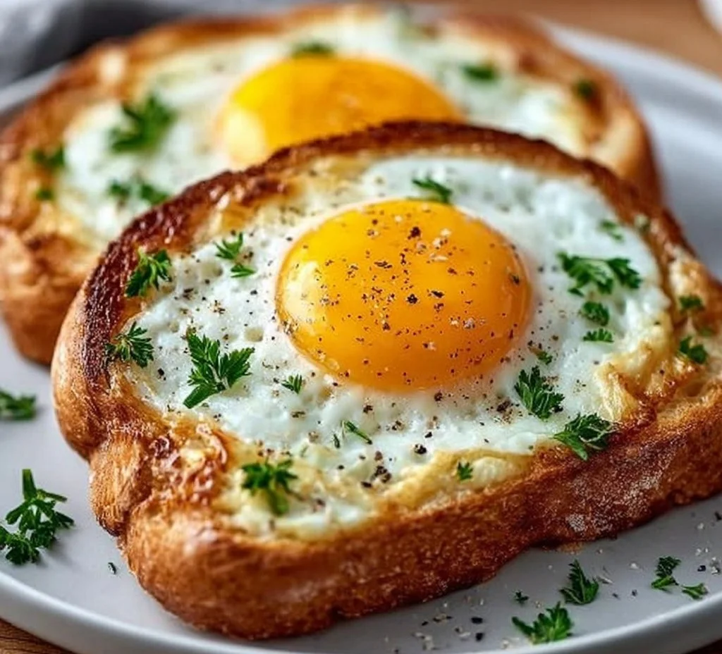 Air Fryer Egg and Cheese Toast