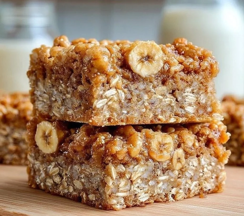 Banana Oatmeal Bars
