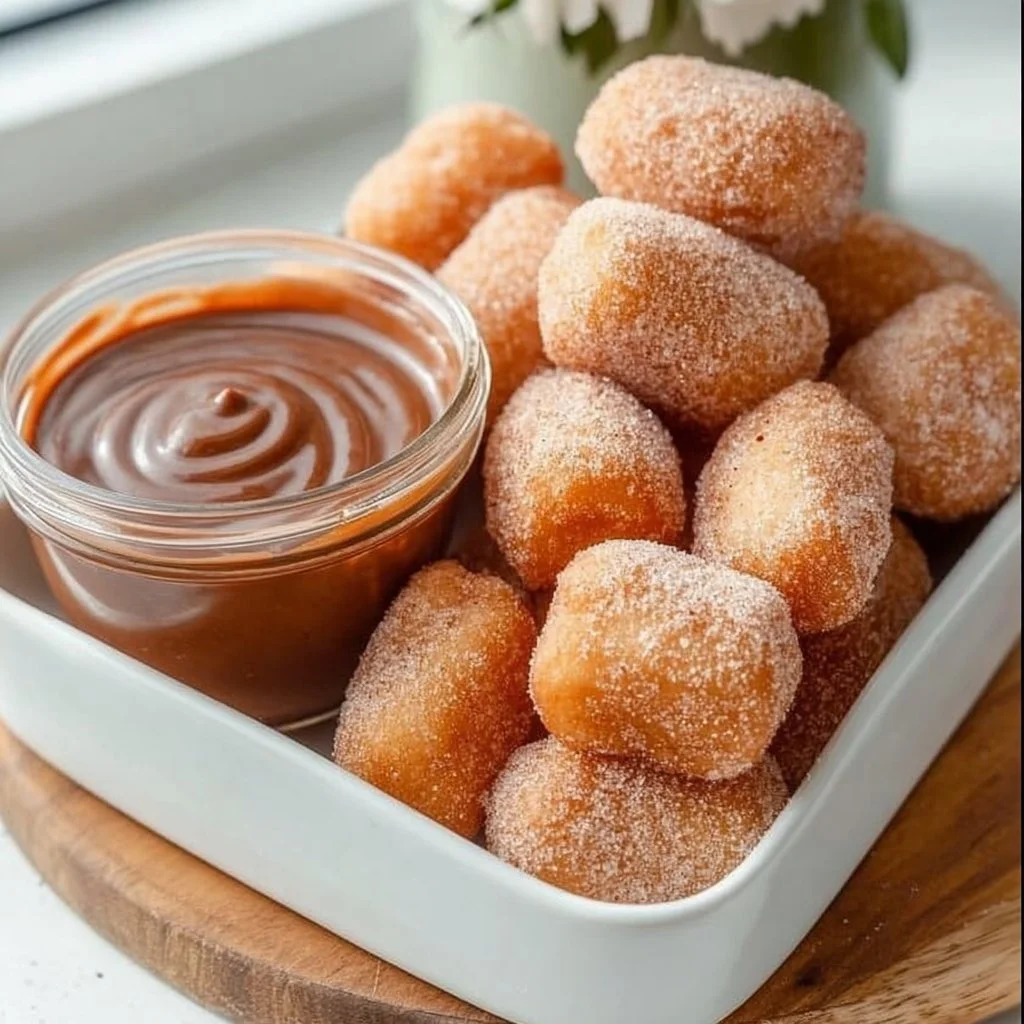 Fluffy Air Fryer Churro Bites