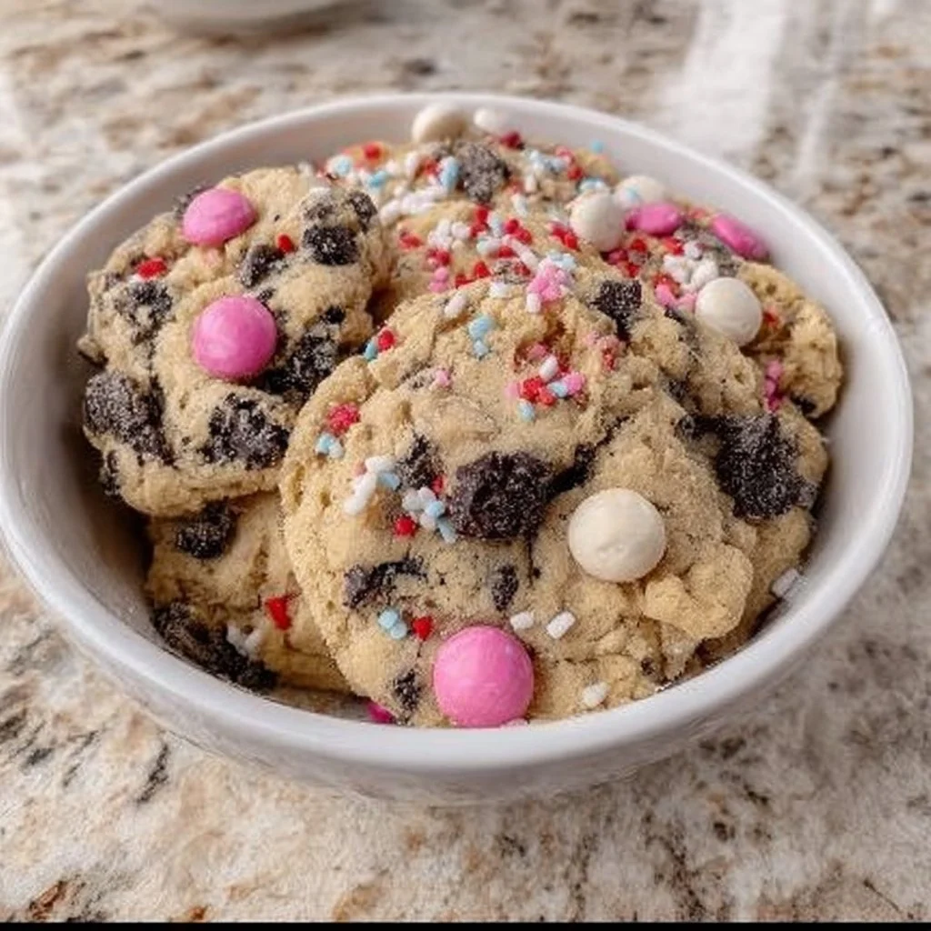 Valentine's Day Oreo M&M's Cookies