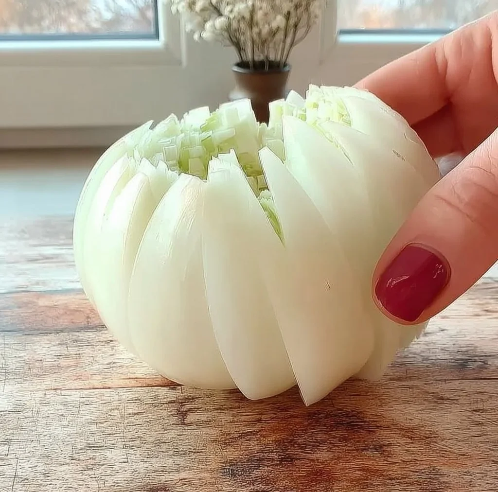 Crispy and golden Blooming Onion served with dipping sauce