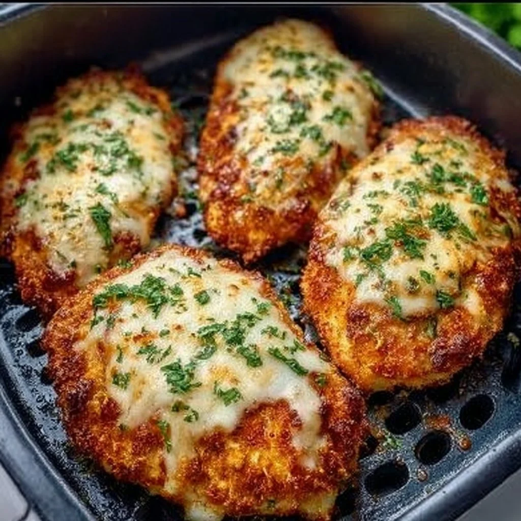 Crispy Air Fryer Chicken Parmesan