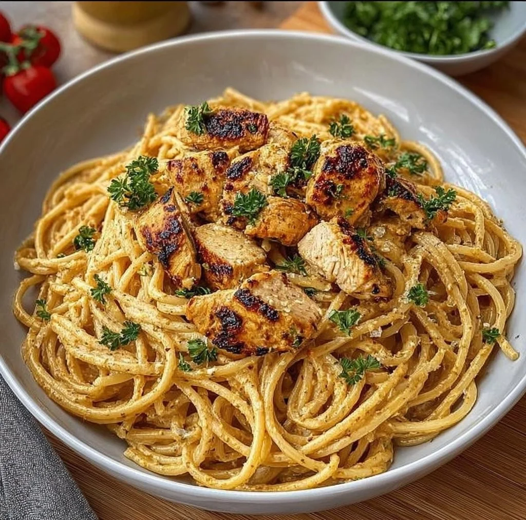 Easy Cowboy Butter Chicken Linguine