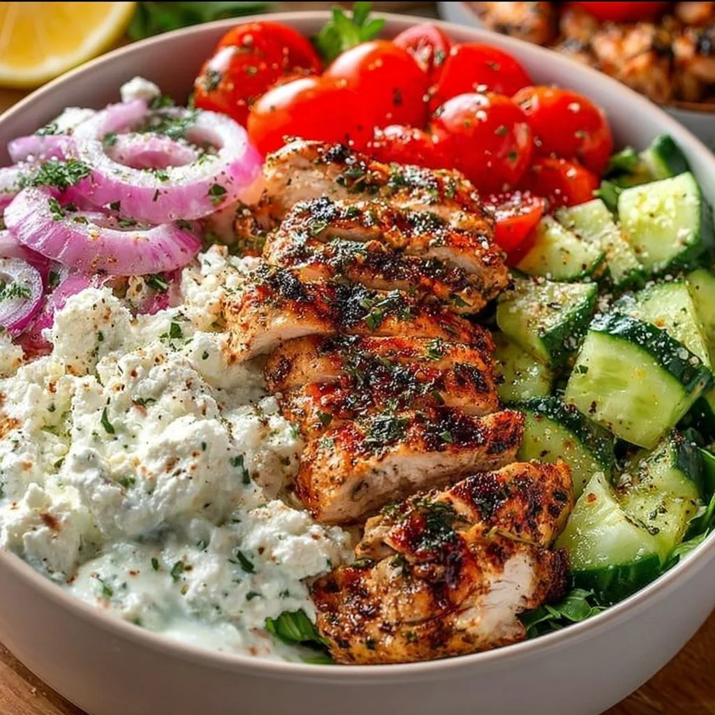 Greek Chicken Bowls