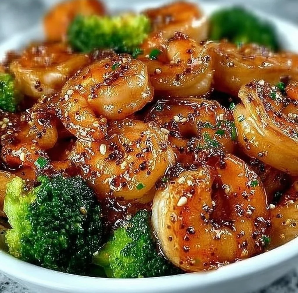 High-Protein Honey Garlic Shrimp