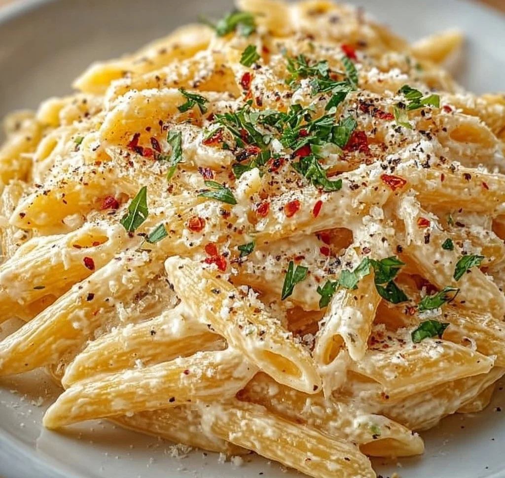 One Pot Creamy Garlic Pasta