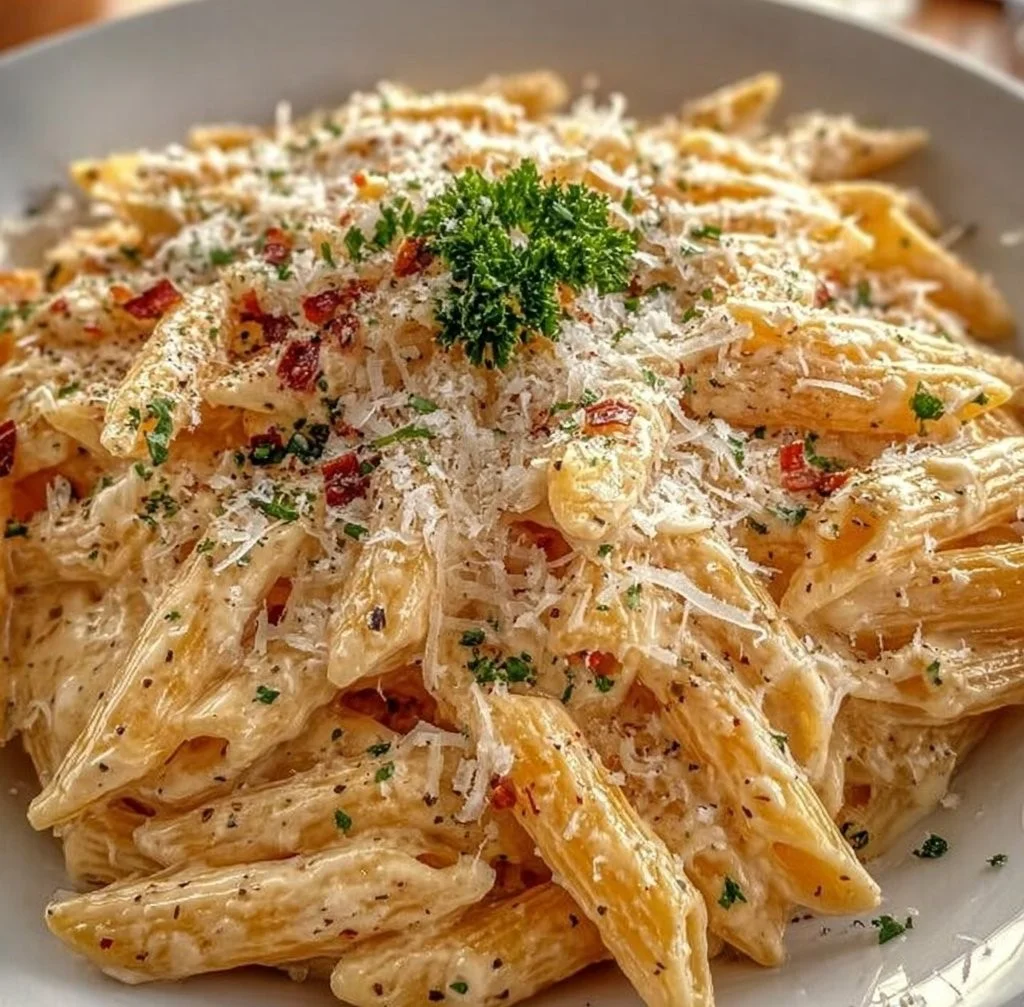 One Pot Creamy Garlic Pasta