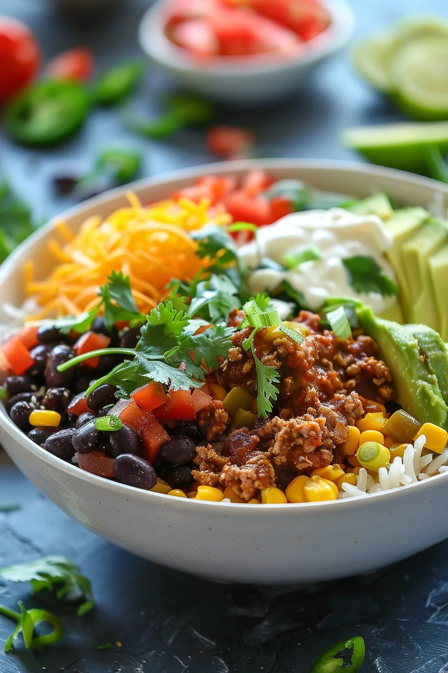 Protein-Packed Low Carb Burrito Bowl