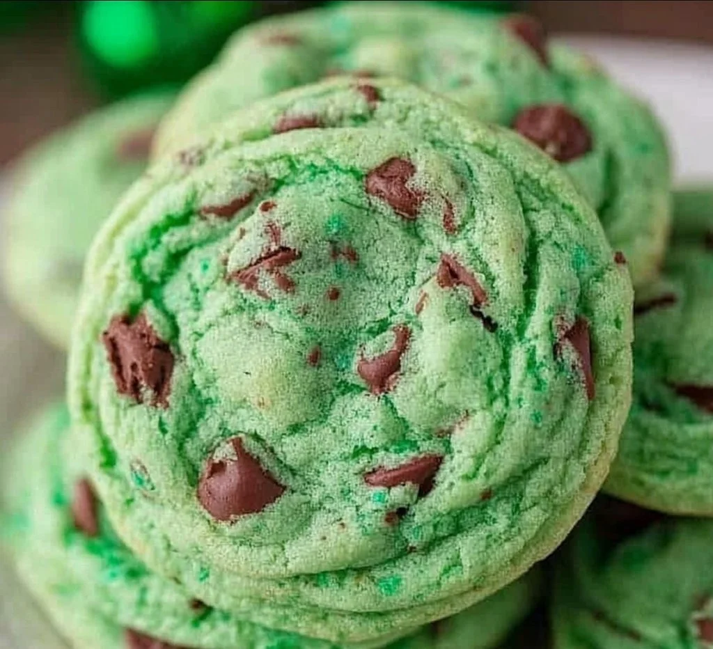 St. Patrick's Day Mint Chocolate Chip Cookies Recipe