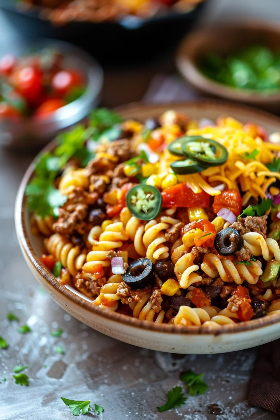 30-Minute Taco Pasta Salad