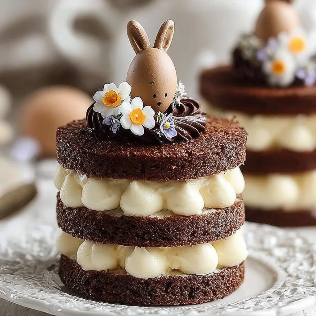 Adorable Mini Easter Layer Cakes
