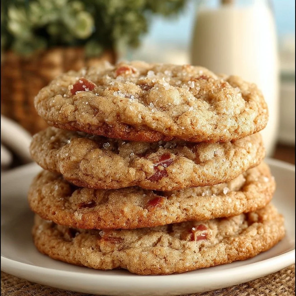 Brown Sugar Rhubarb Cookies