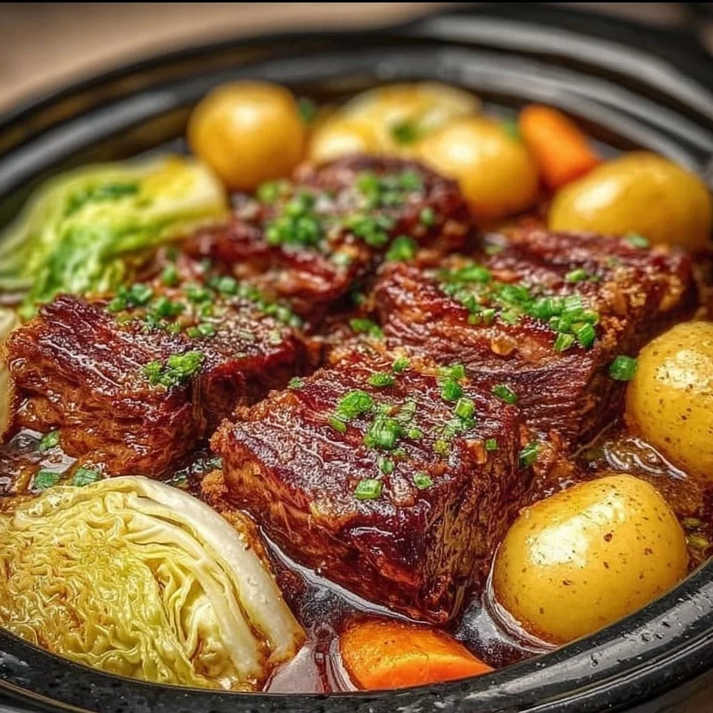 Cozy Slow Cooker Corned Beef and Cabbage Recipe Easy Comfort Meal