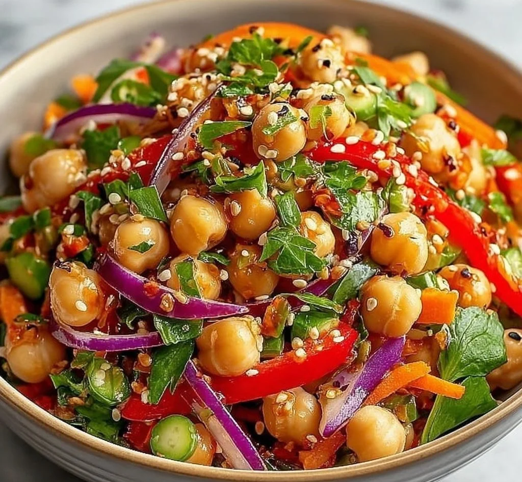 Crunchy Thai Chickpea Salad