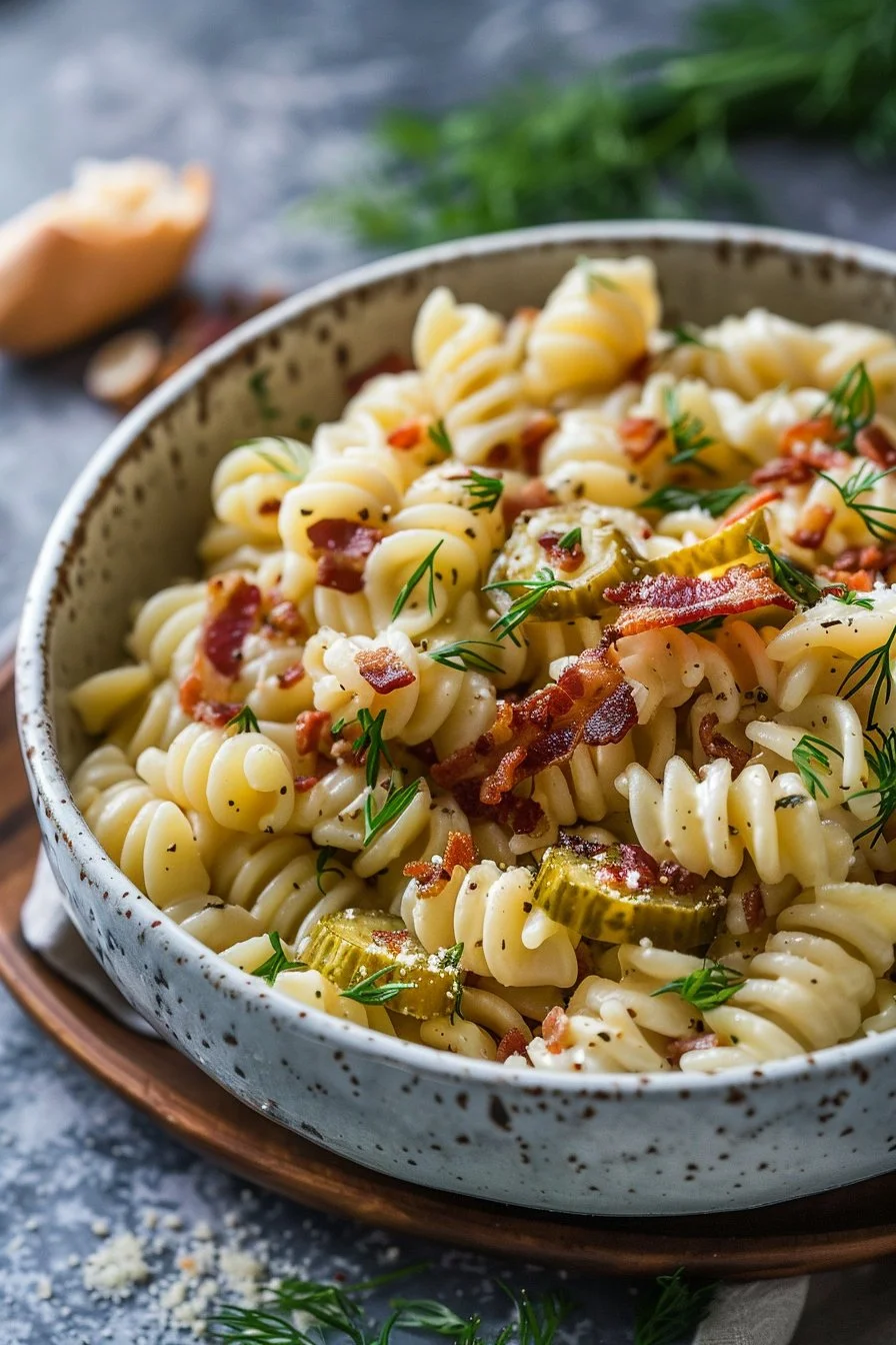 Dill Pickle Bacon Pasta Salad That Will Wow Your Taste Buds