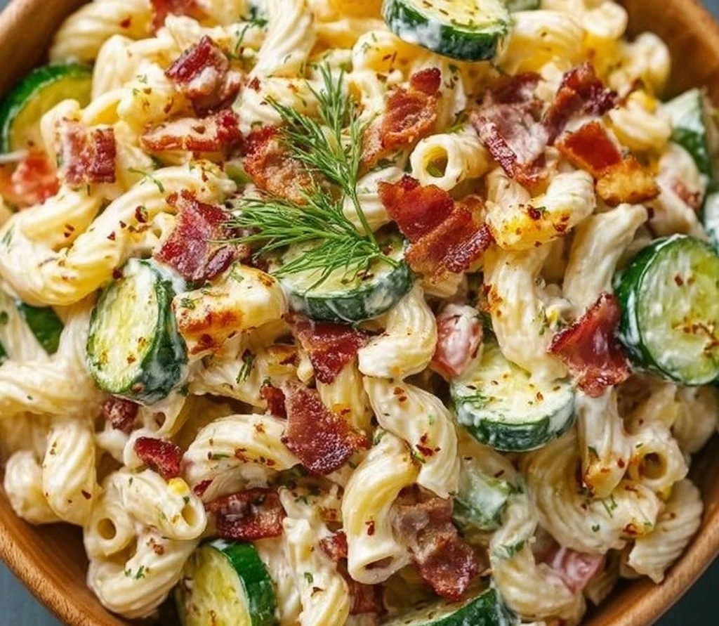 Dill Pickle Bacon Pasta Salad That Will Wow Your Taste Buds