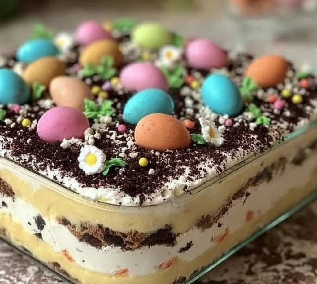 Easter Dirt Cake Casserole