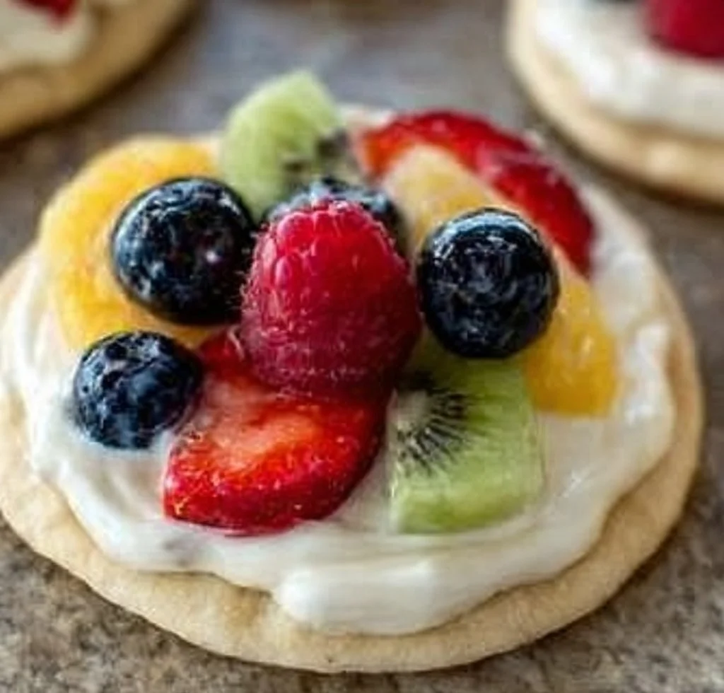Individual Mini Fruit Pizzas