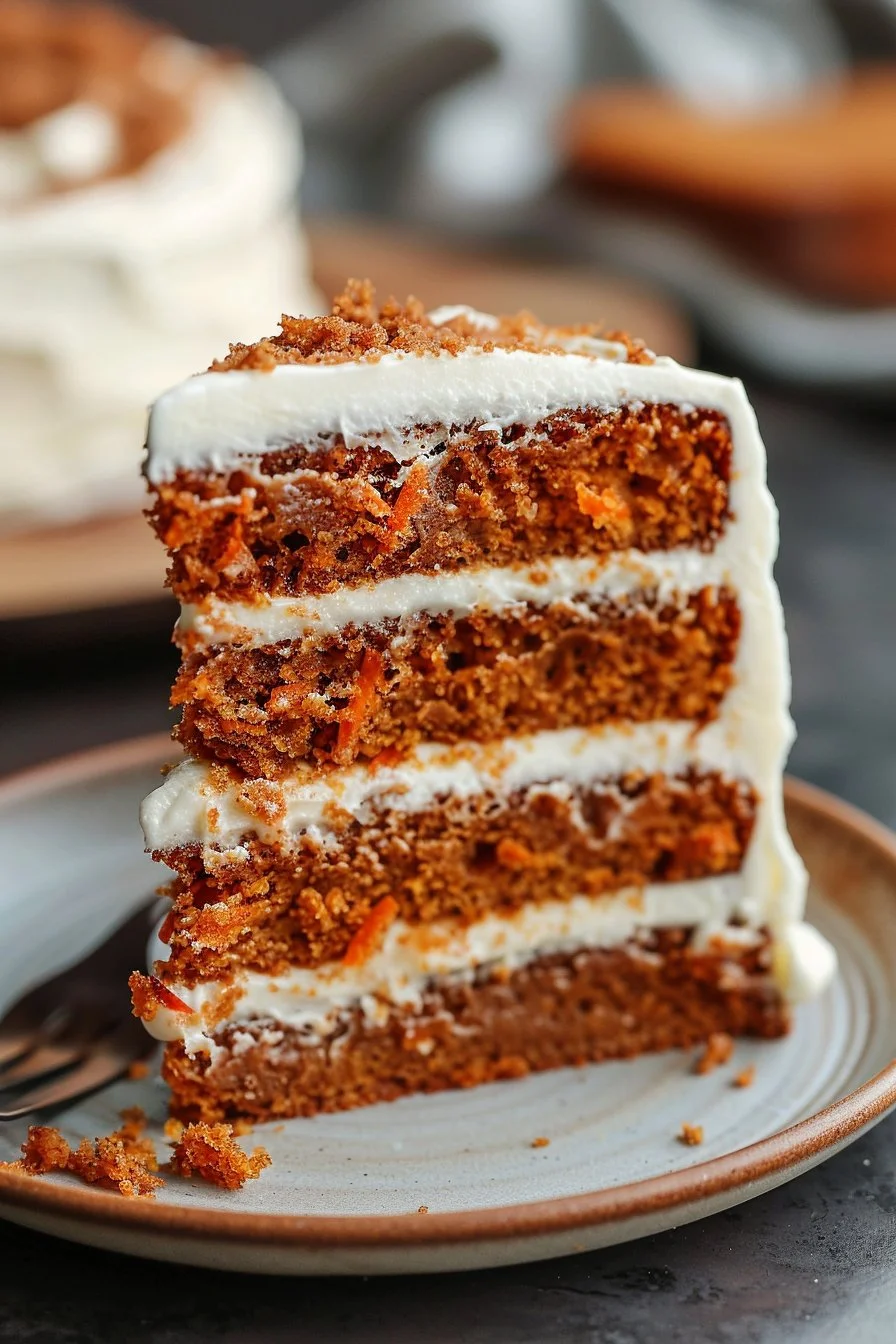 Moist Homemade Carrot Cake Recipe with Easy Cream Cheese Frosting