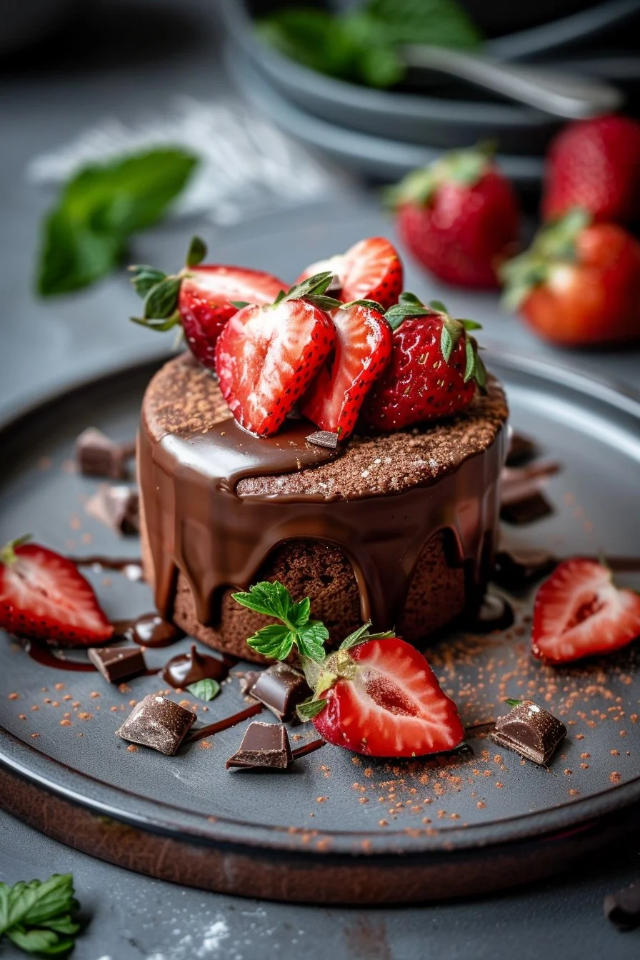 Strawberry Chocolate Cake