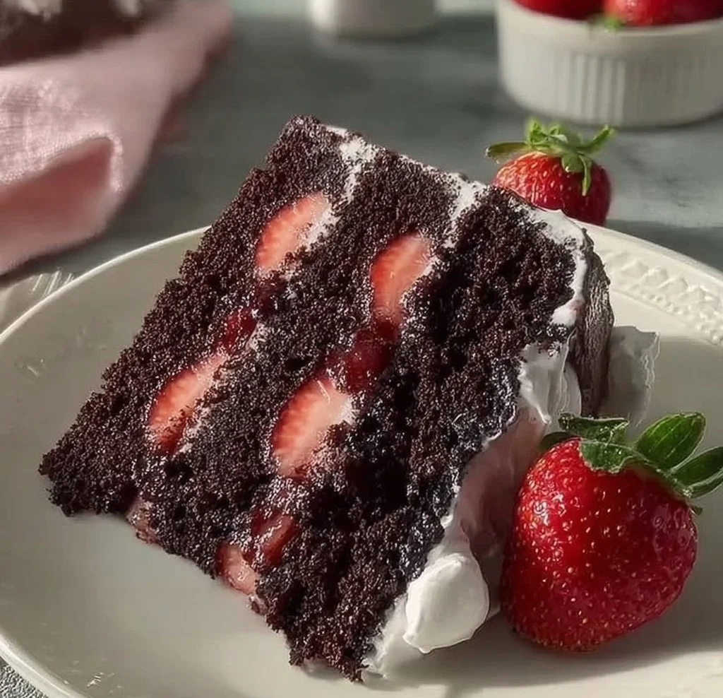 Strawberry Chocolate Cake