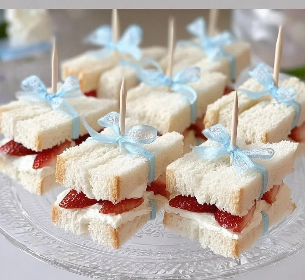 Strawberry Tea Sandwiches