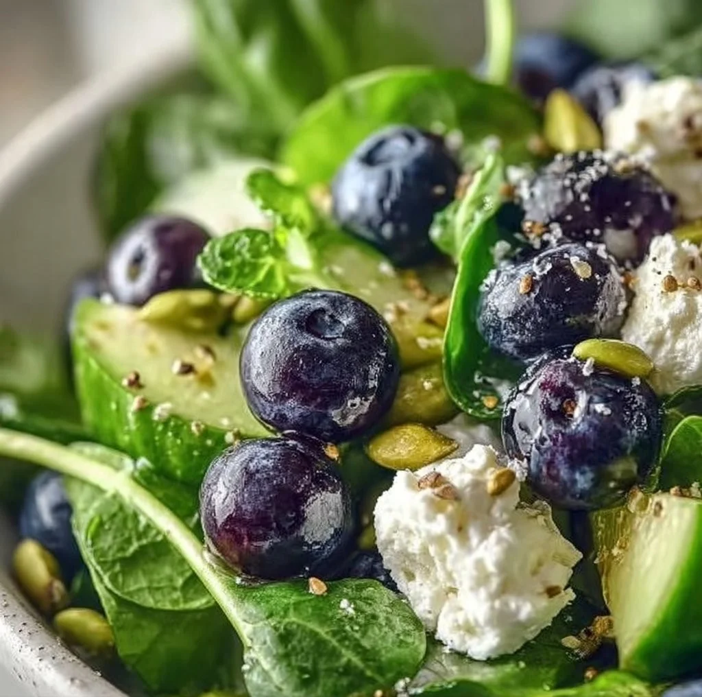 Blueberry Pistachio Spring Salad