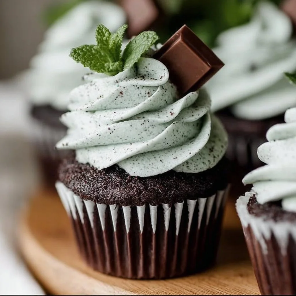 Mint Chocolate Cupcakes