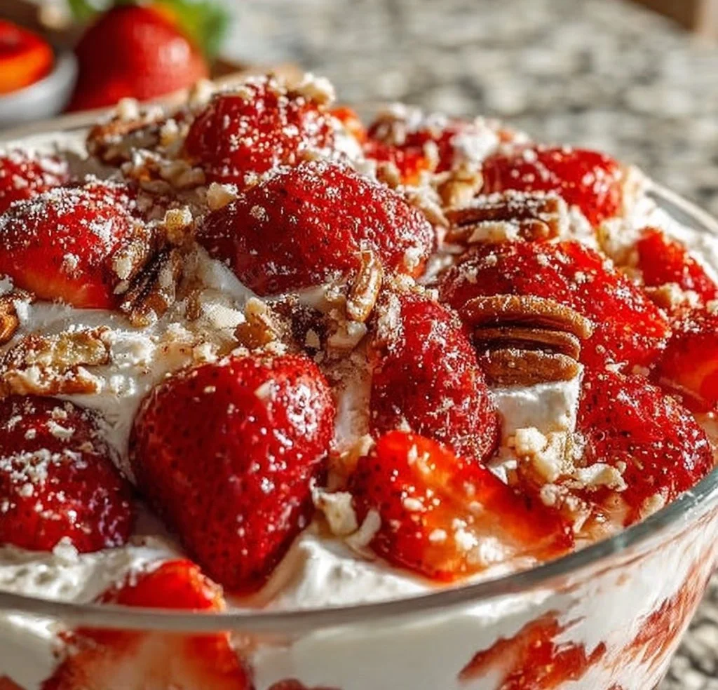 Strawberry Crackle Salad