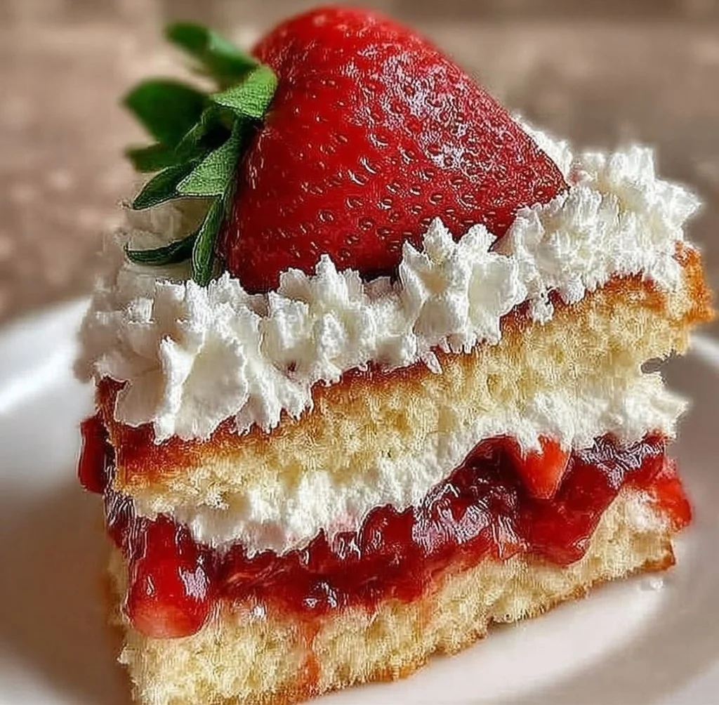 Unforgettable Strawberry Shortcake Cake in 5 Simple Steps